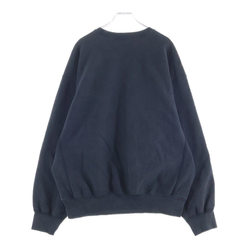 SUPREME(シュプリーム) 25SS Washed Box Logo Crewneck sweatshirt ウオッシュド ボックスロゴデザイン クルーネック スウェット トレーナー ブラック