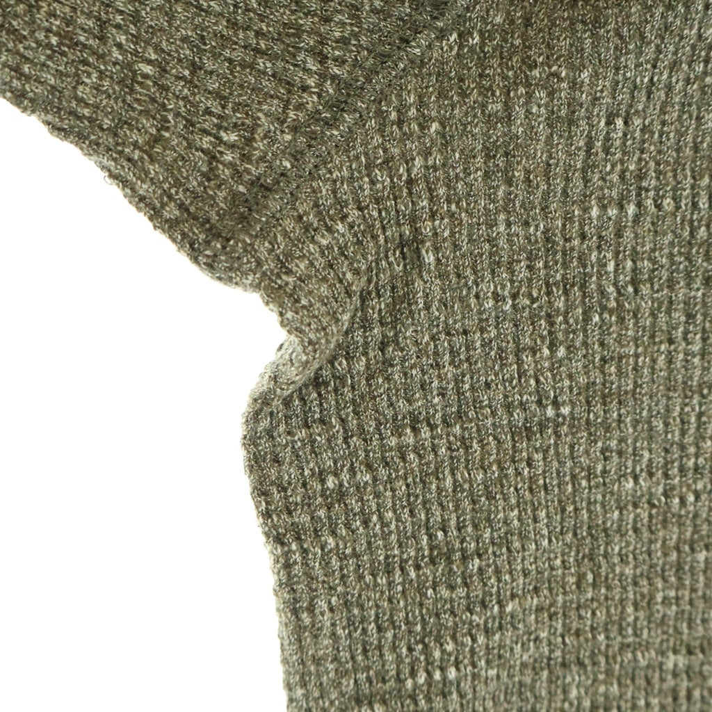 RRL(ダブルアールエル) ヘンリーネック カットソー 長袖Tシャツ グリーン