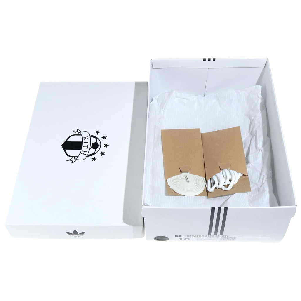 KITH(キス) ADIDAS FOOTBALL PREDATOR 2002 IC アディダス フットボール プレデター ローカットスニーカー ホワイト US10/28cm JS0727