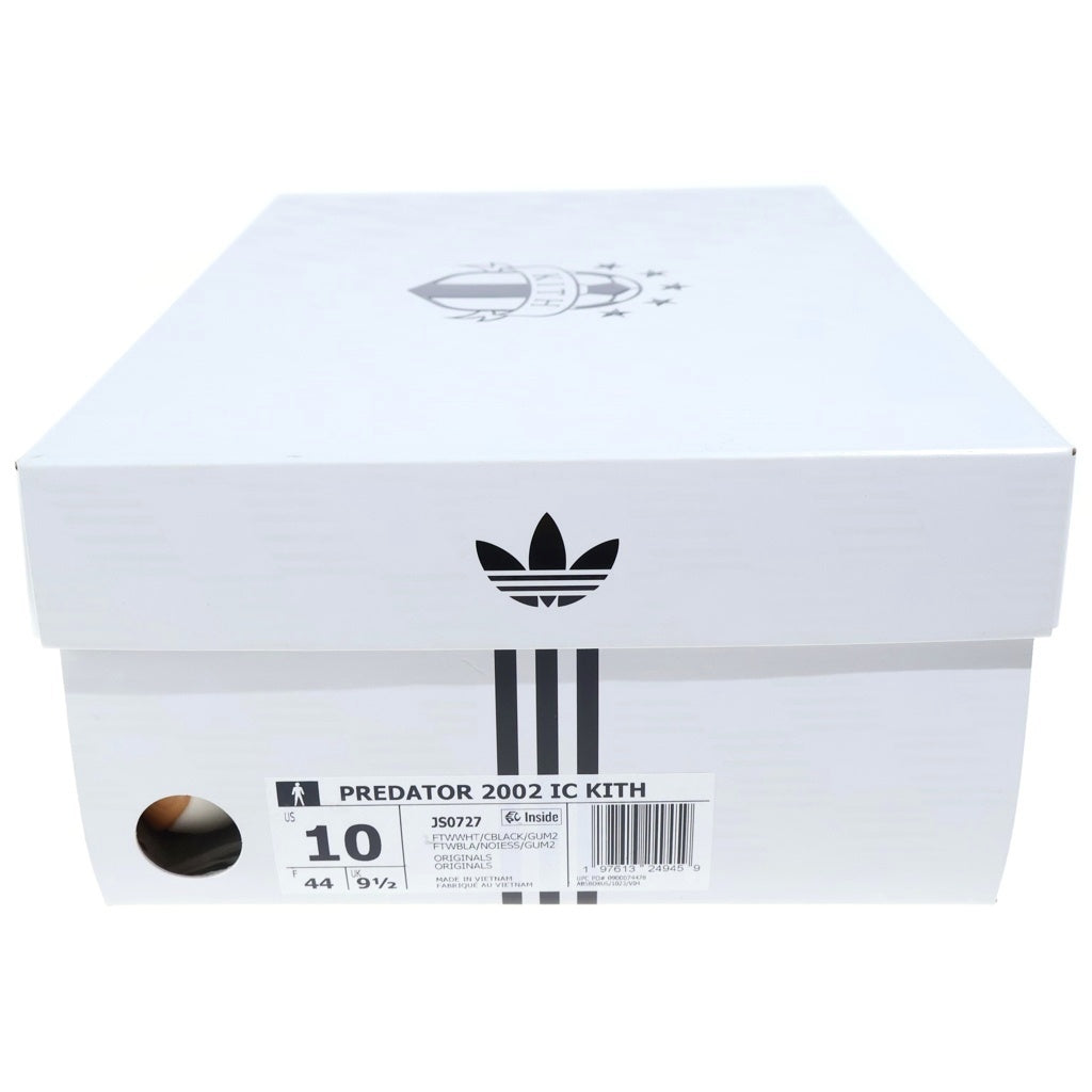 KITH(キス) ADIDAS FOOTBALL PREDATOR 2002 IC アディダス フットボール プレデター ローカットスニーカー ホワイト US10/28cm JS0727