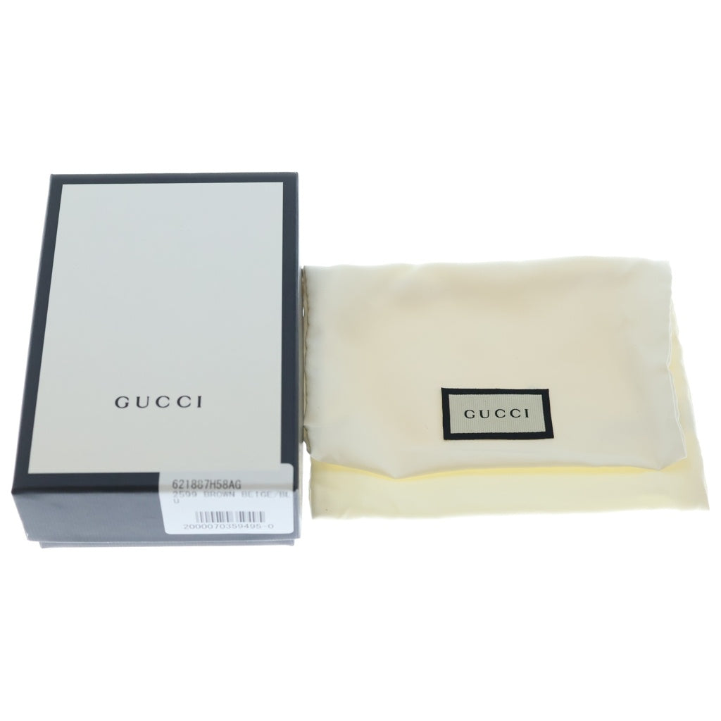 GUCCI(グッチ) ホースビット コンパクトウォレット 二つ折り財布 ベージュ 621887 レディース