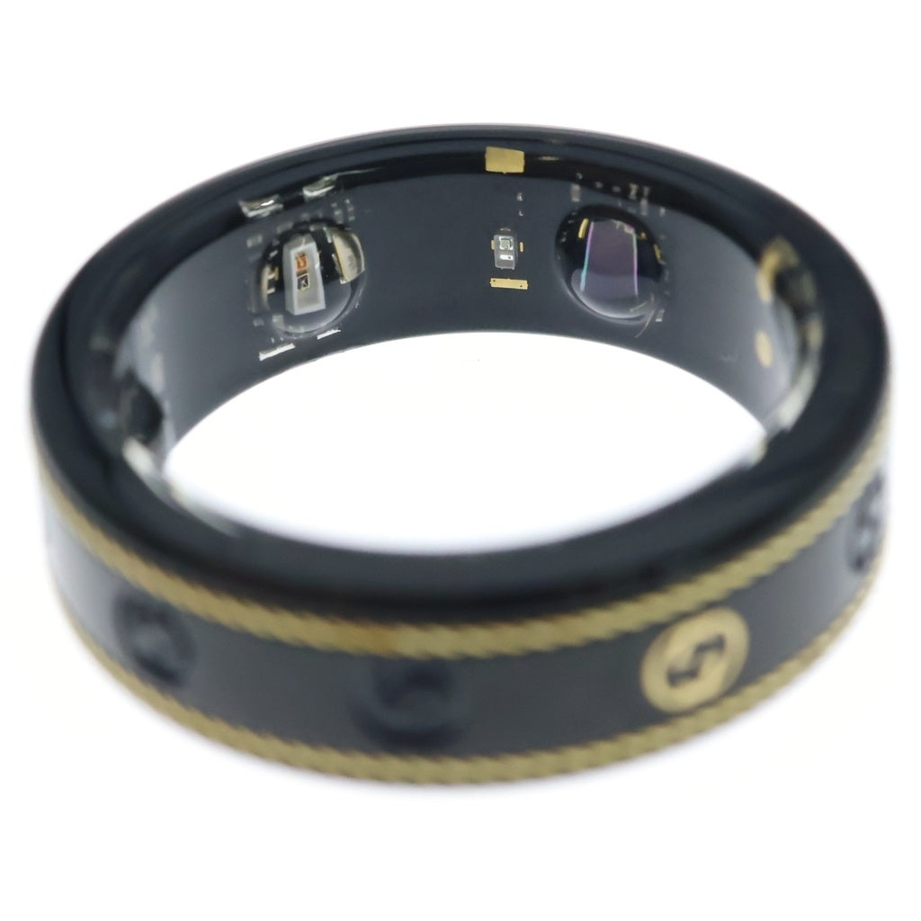 GUCCI(グッチ) ×OURA オーラ インターロッキングG スマートリング ブラック 705220