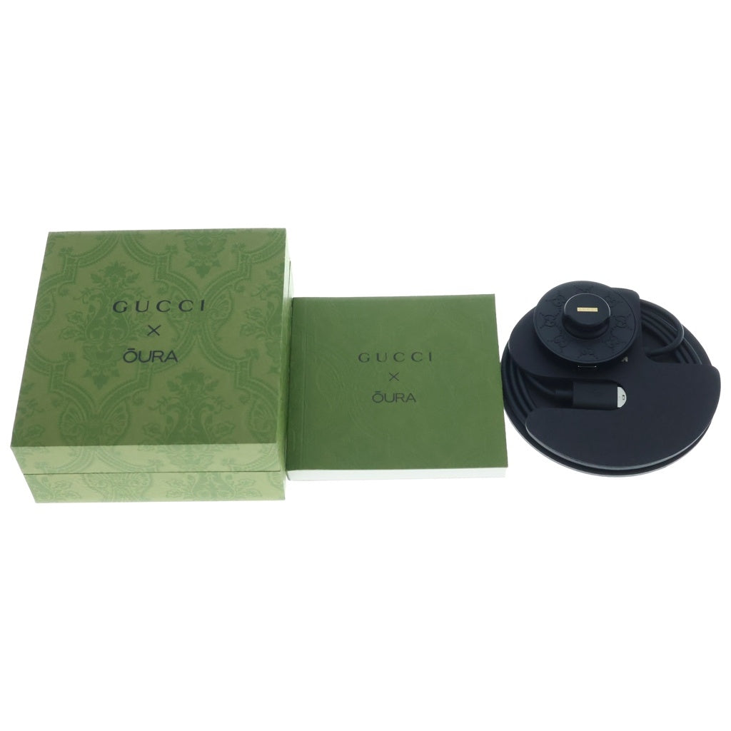 GUCCI(グッチ) ×OURA オーラ インターロッキングG スマートリング ブラック 705220