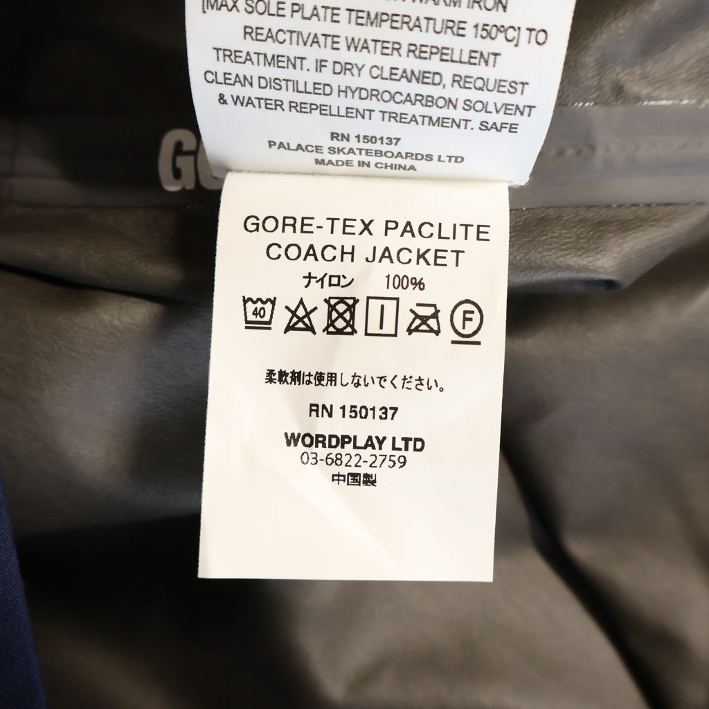 Palace Skateboards(パレススケートボーズ) GORE-TEX PACLITE COACH JACKET アーテックス パックライト コーチ ジャケット ネイビー