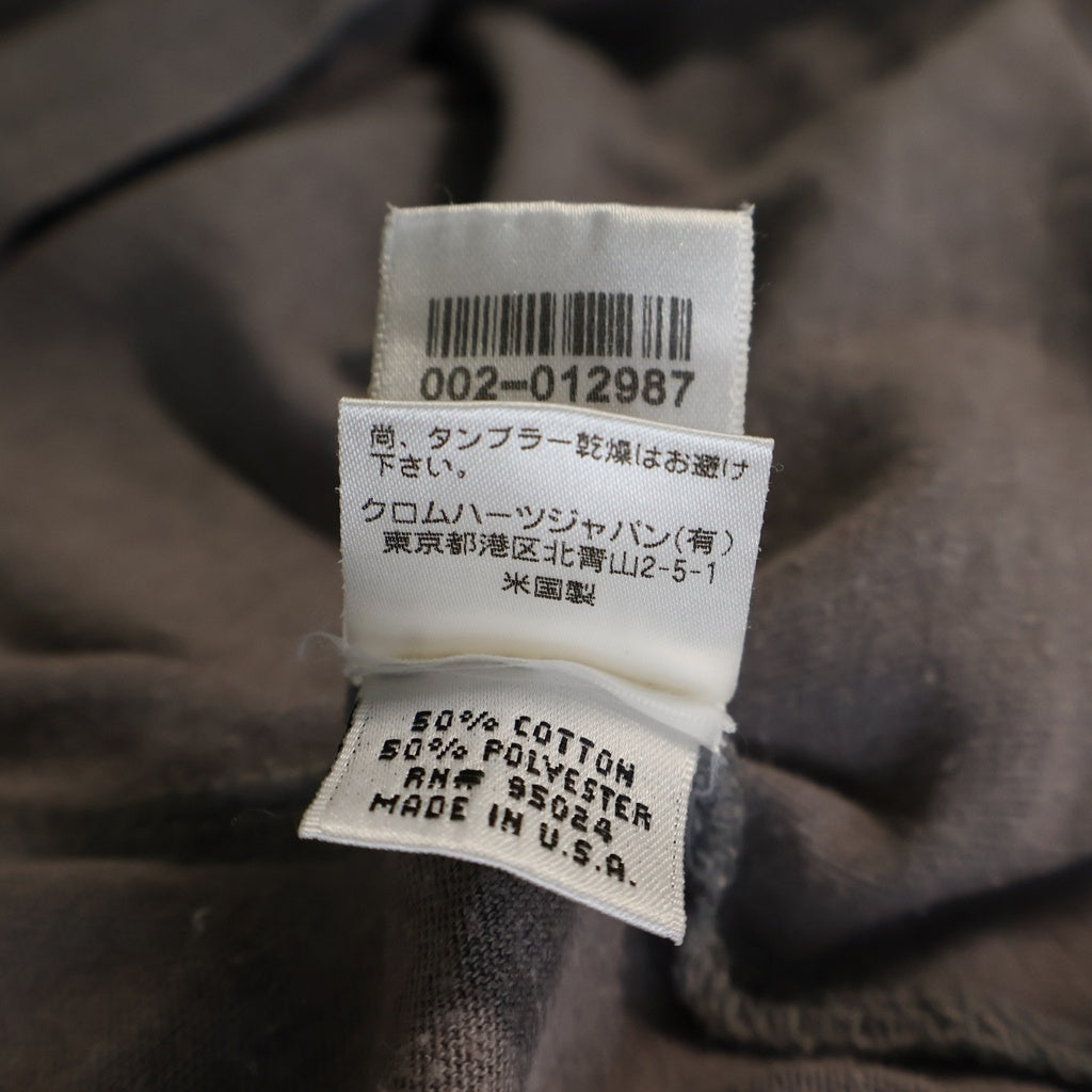 CHROME HEARTS(クロムハーツ) OLD HORSESHOE CH PLUS VNECK オールド ホースシューデザイン Vネック カットソー 半袖Tシャツ グレー