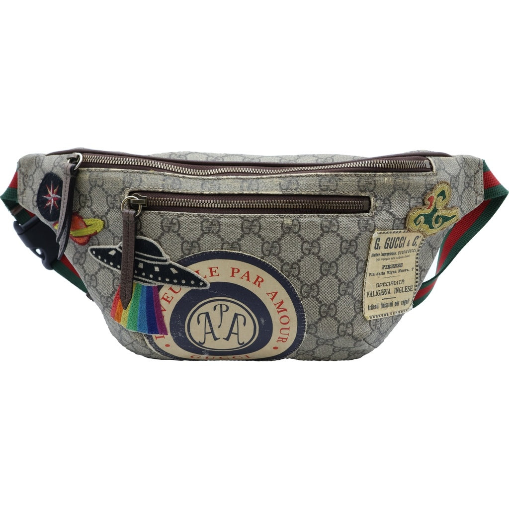 GUCCI(グッチ) GGスプリーム クーリエシェリーライン ボディバッグ ショルダーバッグ ベージュ 529711