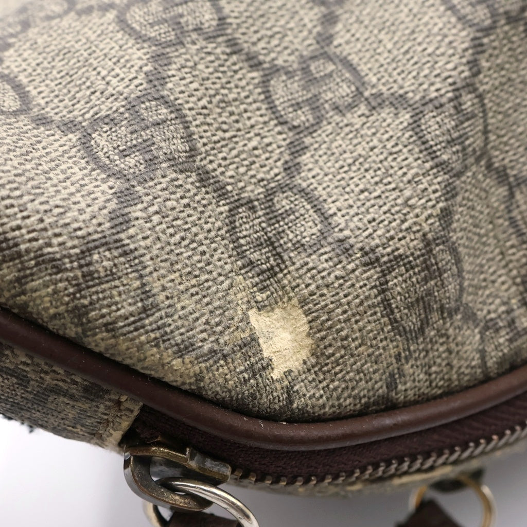 GUCCI(グッチ) GGスプリーム クーリエシェリーライン ボディバッグ ショルダーバッグ ベージュ 529711