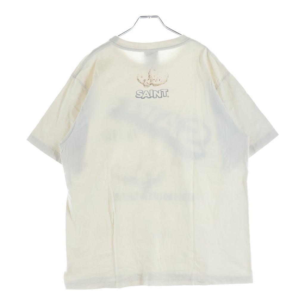 SAINT MICHAEL(セントマイケル) 22AW SA S/S TEE OREO 半袖Tシャツ カットソー ホワイト SM-A22-0000-057