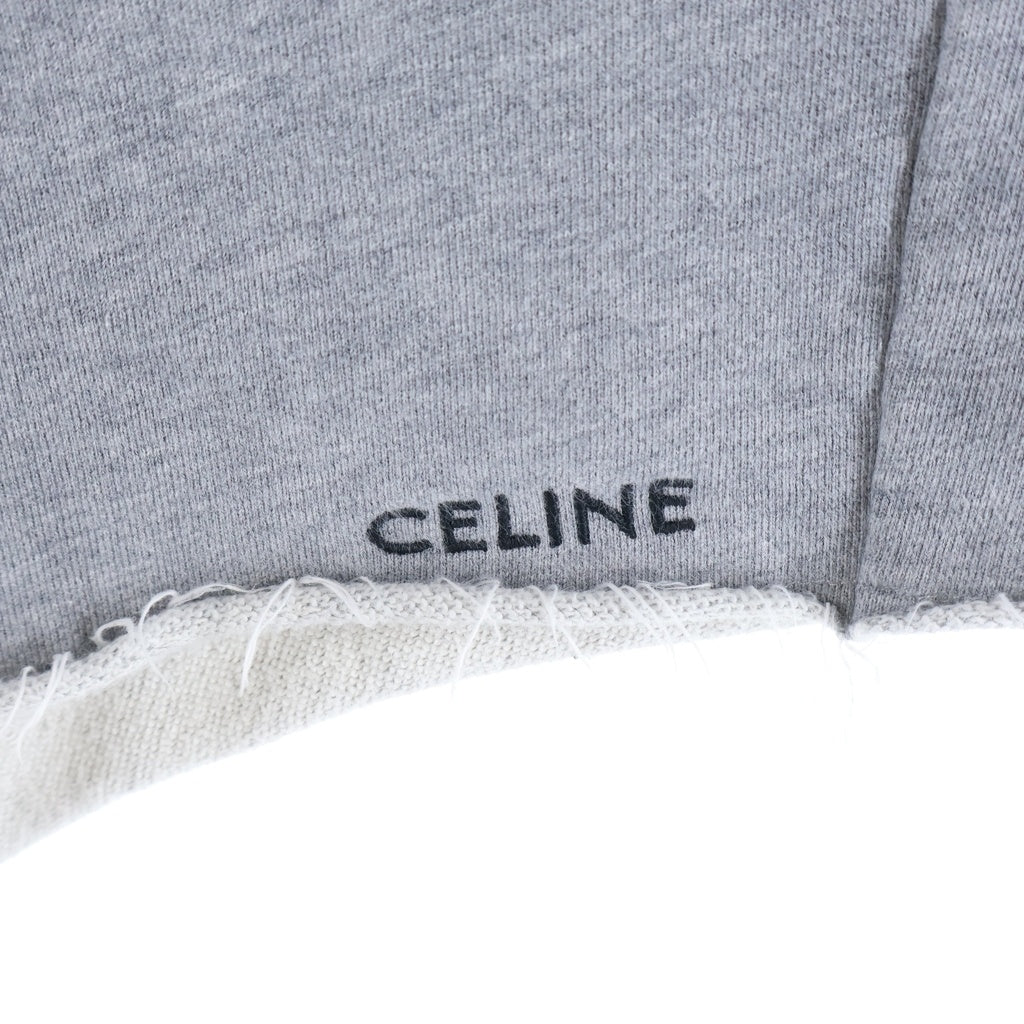 CELINE(セリーヌ) 22SS ロゴ刺繍スウェットショートパンツ グレー 2Z063670Q