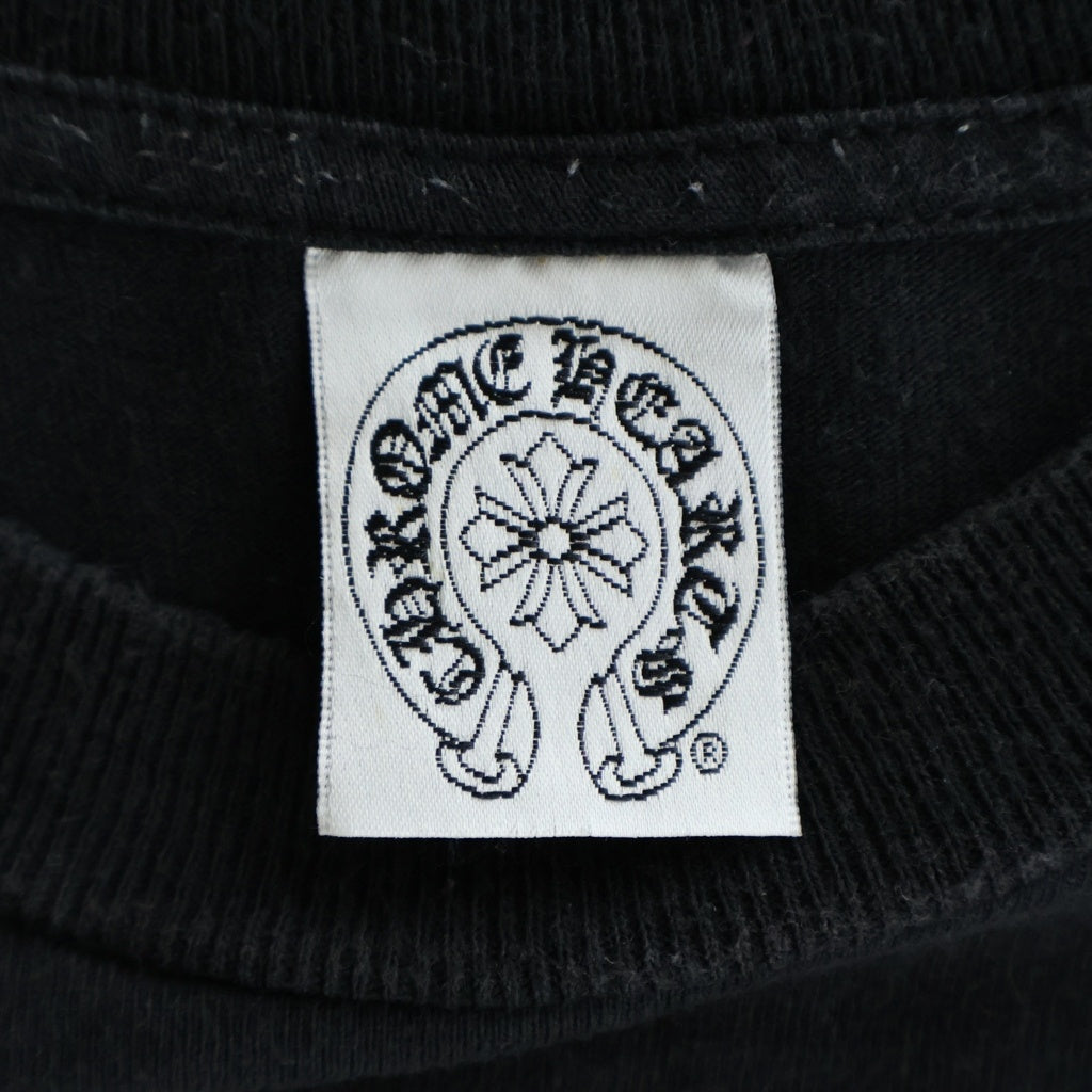 CHROME HEARTS(クロムハーツ) OLD CH PLS ホースシュー 半袖Tシャツ カットソー ブラック