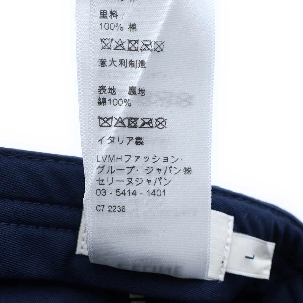 CELINE(セリーヌ) ロゴデザイン 6パネル ベースボールキャップ 帽子 ネイビー 2AUA1969P レディース