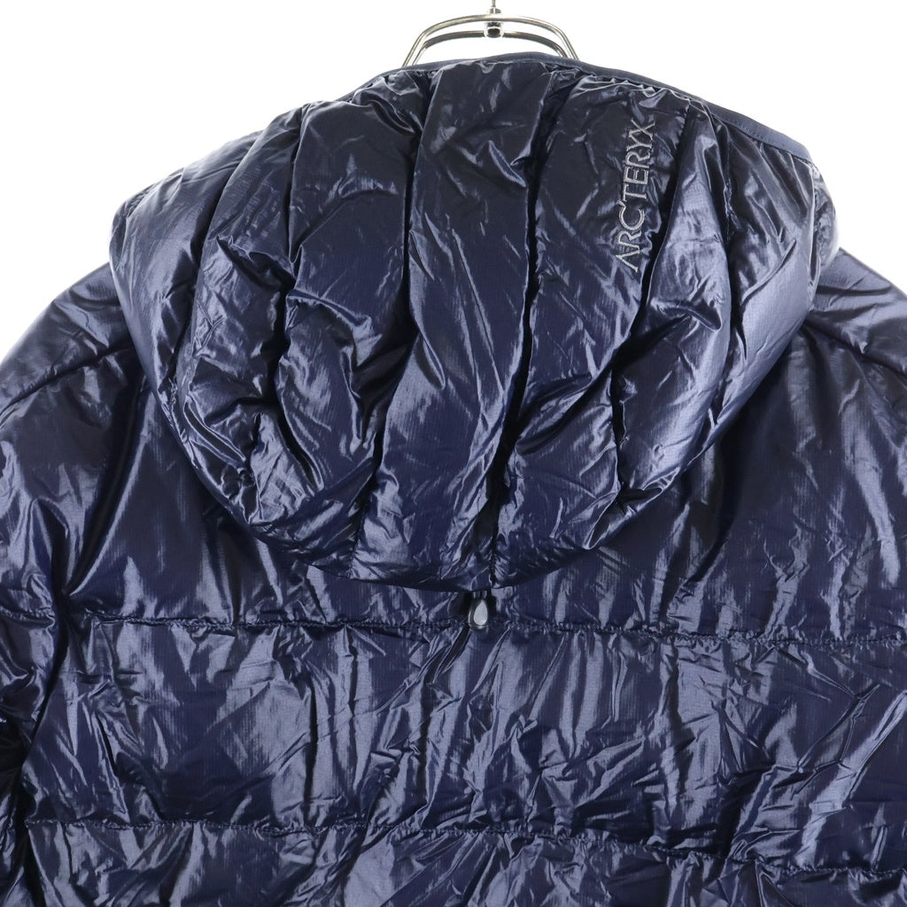 ARC'TERYX(アークテリクス) CERIUM SV HOODY セリーム ロゴデザイン フーデッド 中綿ジャケット ネイビー X000010555