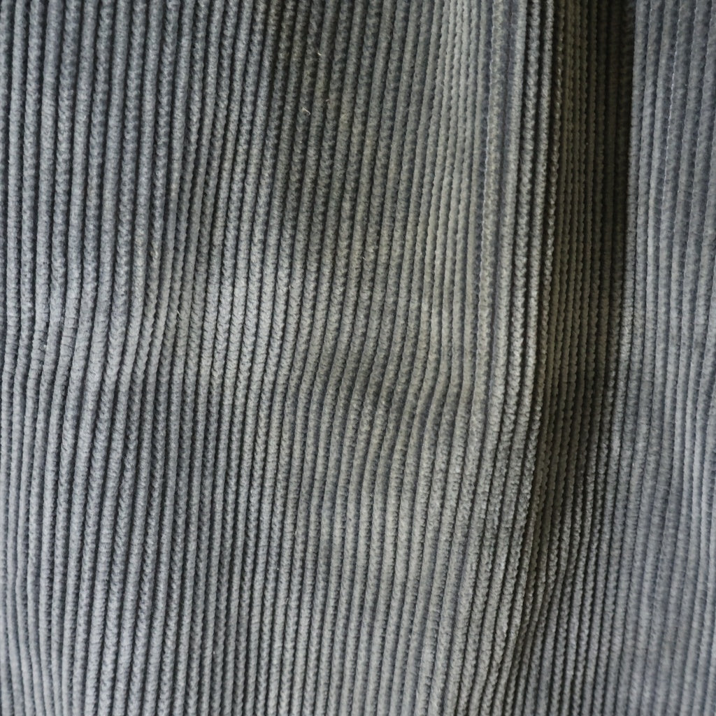 JOHN LAWRENCE SULLIVAN(ジョンローレンスサリバン) COTTON CORDUROY WIDE TROUSERS コットン コーデュロイ ワイド パンツ グレー 2B001-0123-01