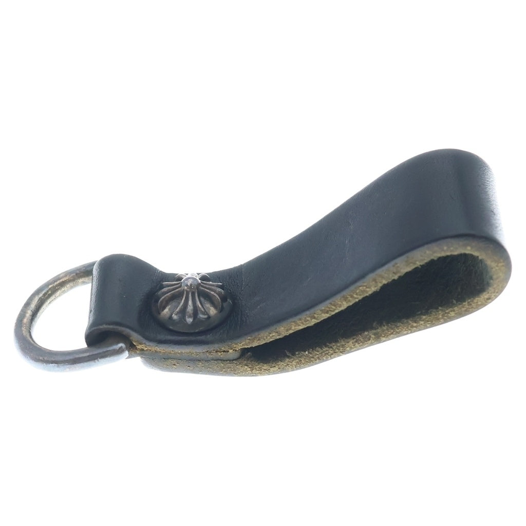 CHROME HEARTS(クロムハーツ) BELT LOOP D RING Dリング クロスボールベルトループ ブラック/シルバー BCA415
