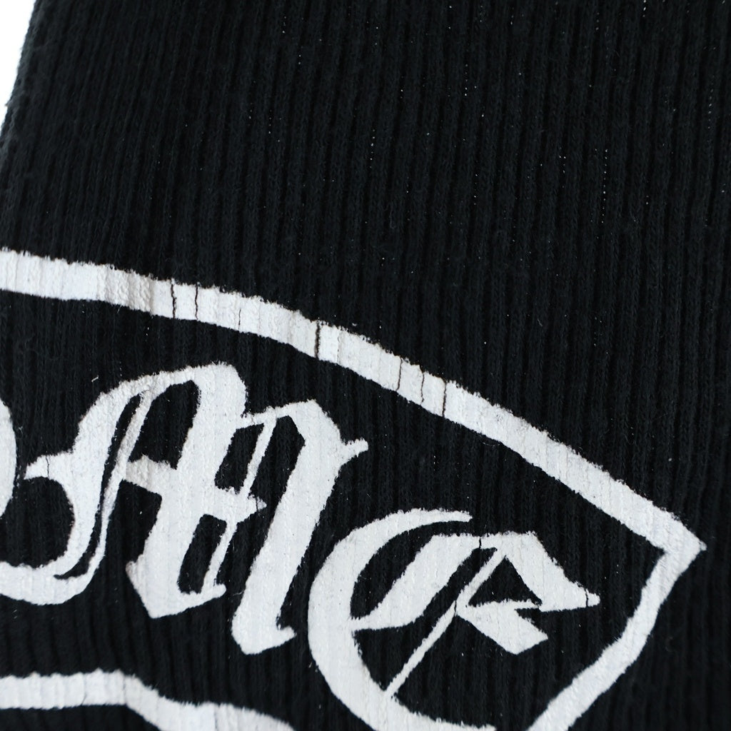 CHROME HEARTS(クロムハーツ) OLD RIB TANK オールド フレアモチーフ Tバーサイド ロゴプリント リブタンクトップ ホワイト
