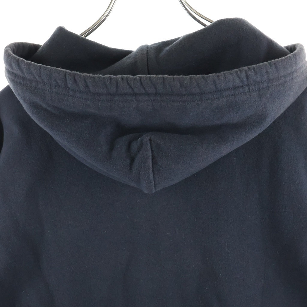 CHROME HEARTS(クロムハーツ) THERMAL SWTSHRT HD ZIP 裏地サーマル ロゴプリント ダガージップアップパーカー フーディー ブラック