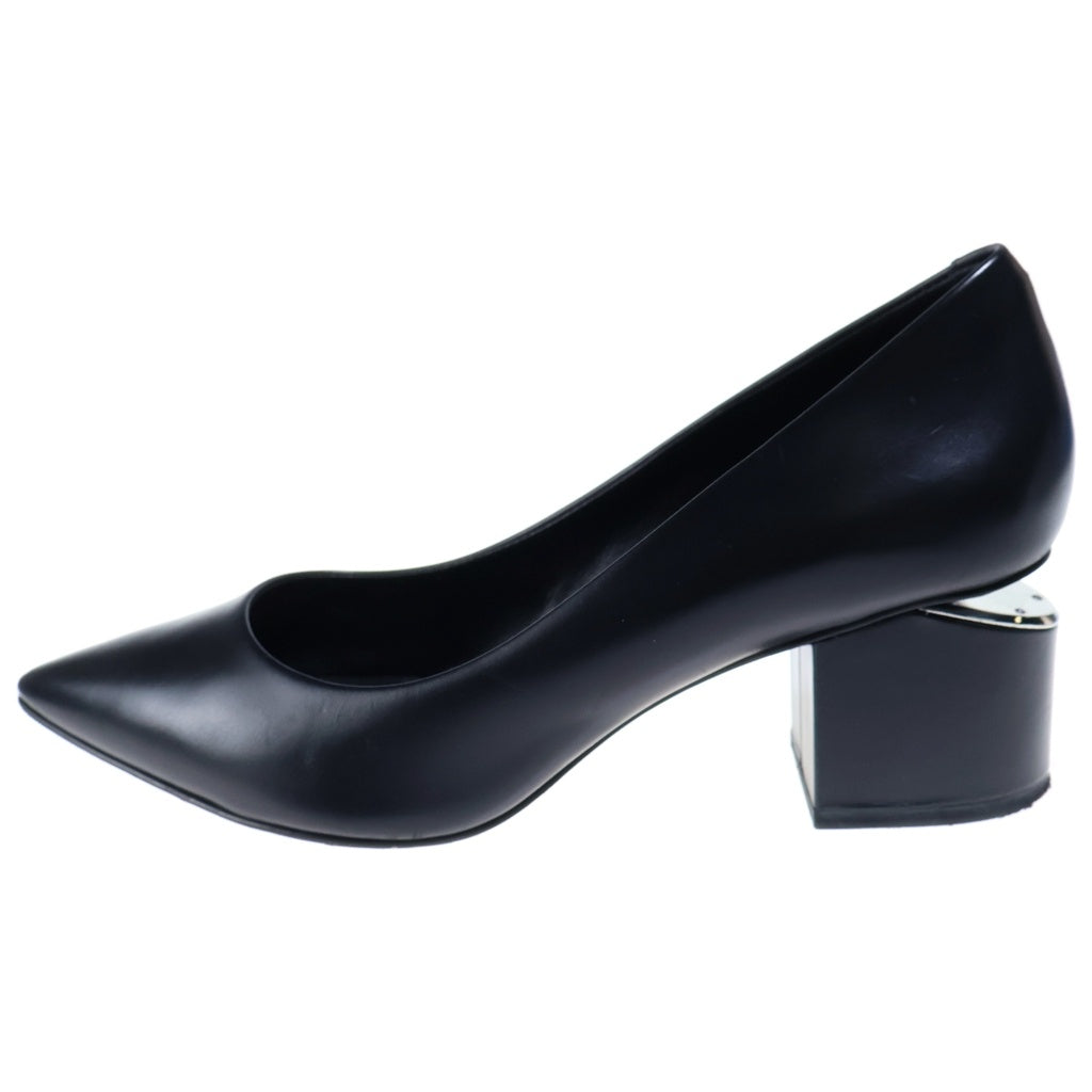 ALEXANDER WANG(アレキサンダーワン) メタルパンプス レザー ヒールブーツ パンプス ブラック レディース 303114S16