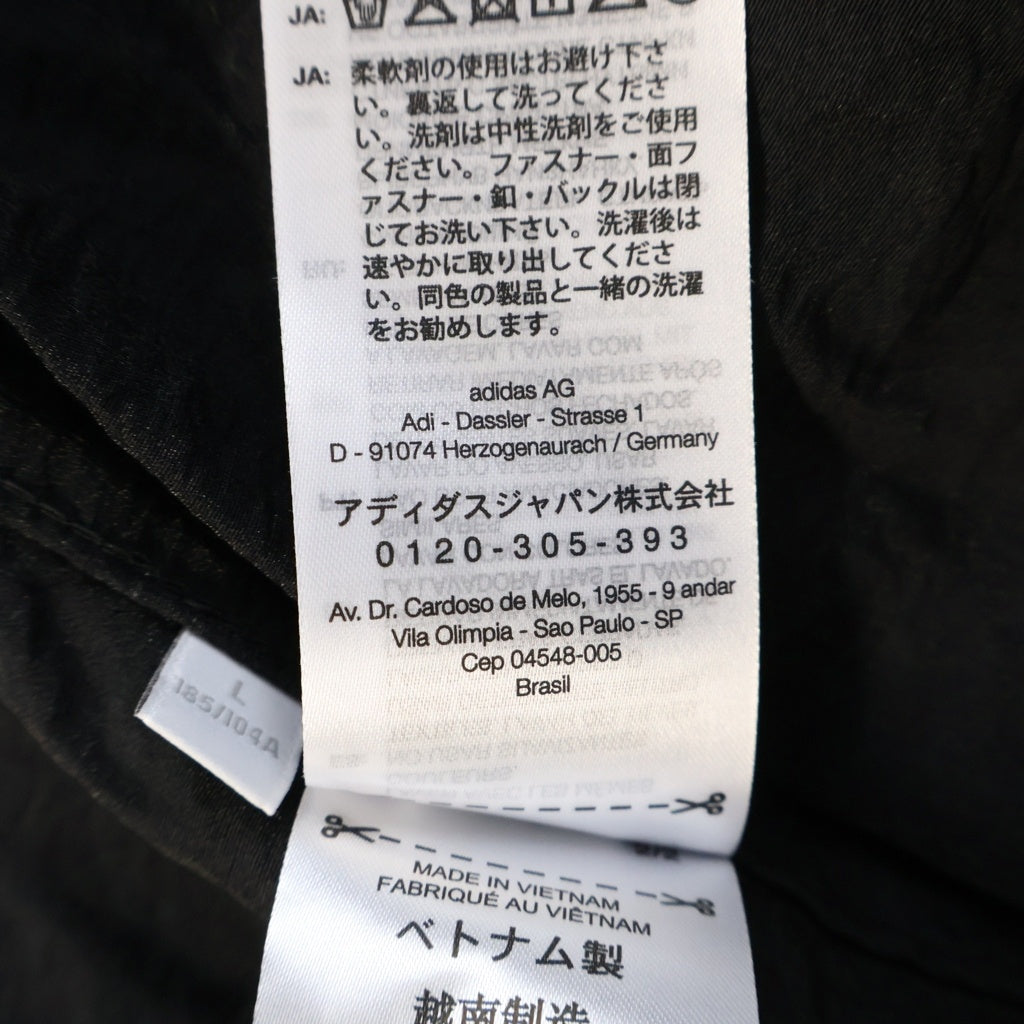 Y-3(ワイスリー) PLACED GRAPHIC SHORT SLEEVE LONG SHIRT プレースト グラフィック オープンカラー ロング 半袖シャツ ブラック KR0169