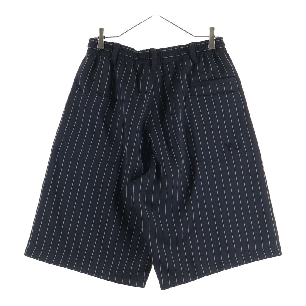 Y-3(ワイスリー) PINSTRIPE SPORT UNIFORM SHORTS ピンストライプ スポーツ ユニフォーム ショートパンツ ブラック KR1690