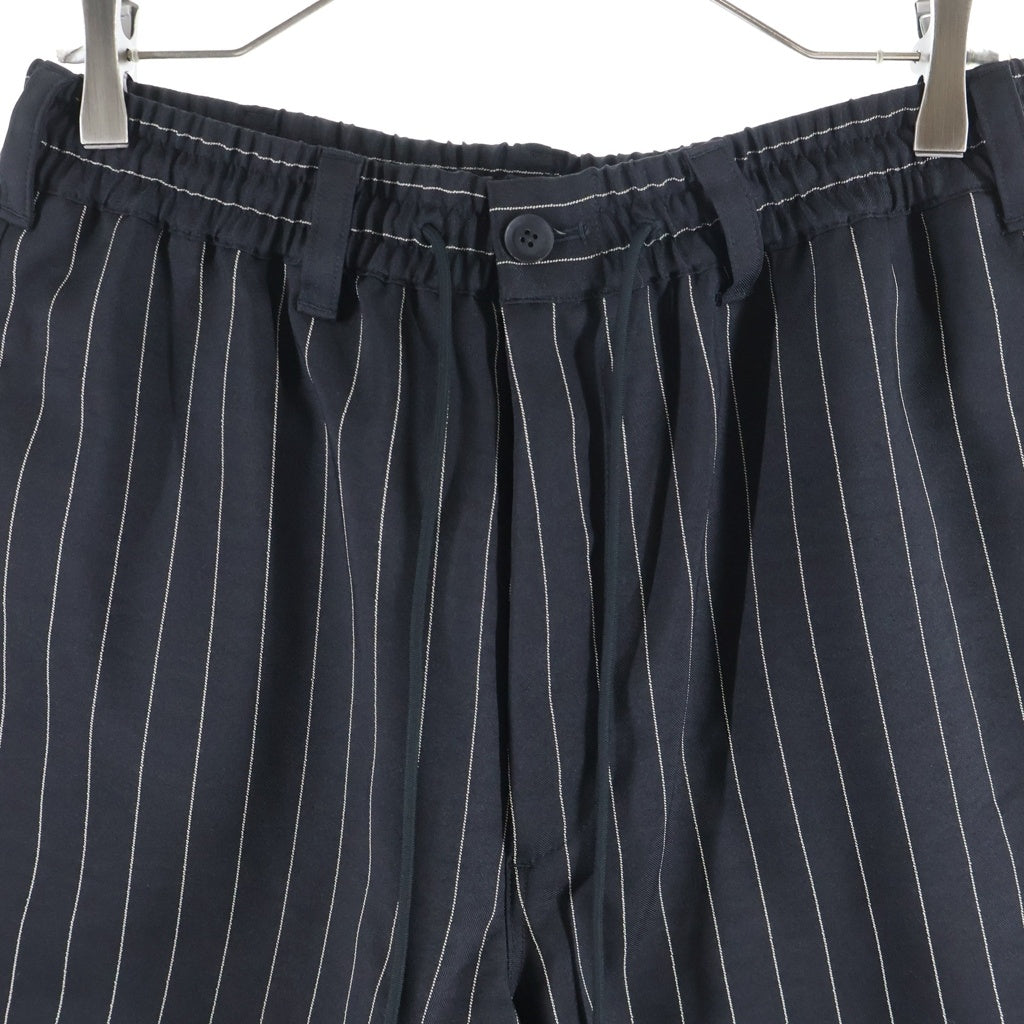 Y-3(ワイスリー) PINSTRIPE SPORT UNIFORM SHORTS ピンストライプ スポーツ ユニフォーム ショートパンツ ブラック KR1690