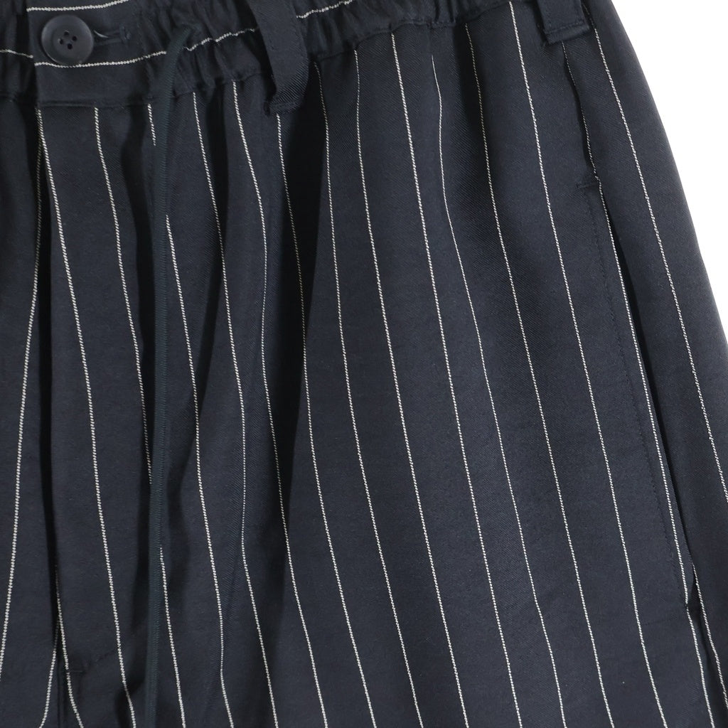 Y-3(ワイスリー) PINSTRIPE SPORT UNIFORM SHORTS ピンストライプ スポーツ ユニフォーム ショートパンツ ブラック KR1690
