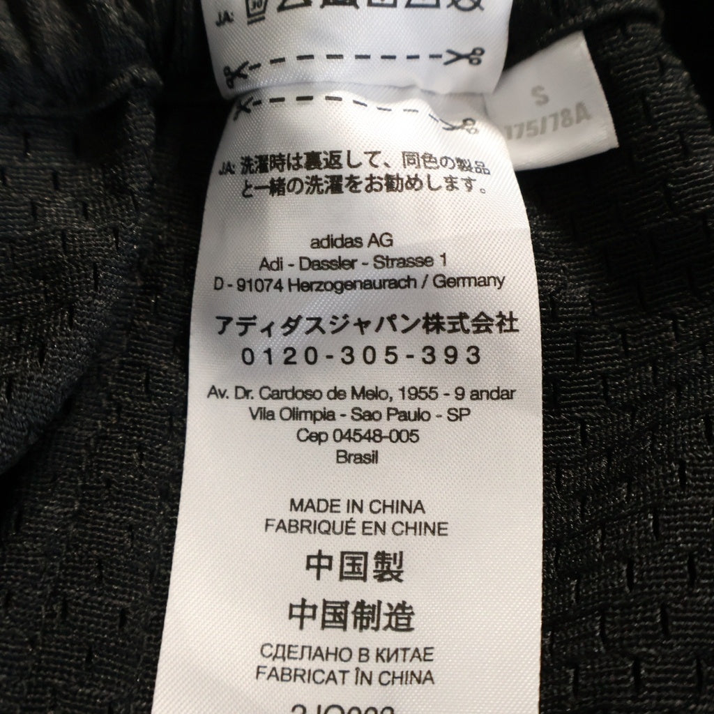 Y-3(ワイスリー) US MESH SHORTS ロゴデザイン ドローストリング メッシュ ショートパンツ ブラック KF1083