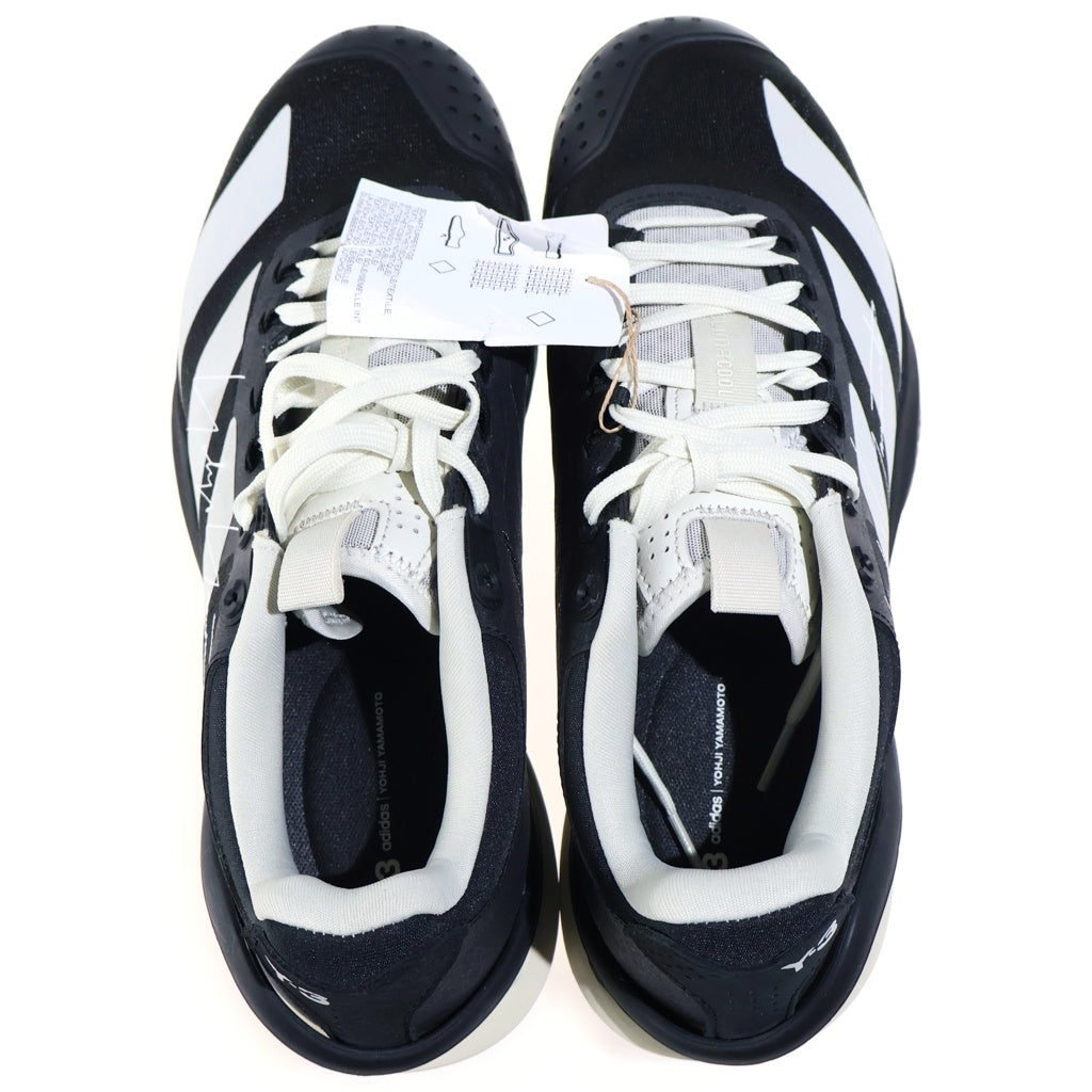 Y-3(ワイスリー) ADIZERO CYBERSONIC 2 TENNIS アディゼロ サイバーソニック ツー テニス ローカットスニーカー ブラック US9/27cm JR4348