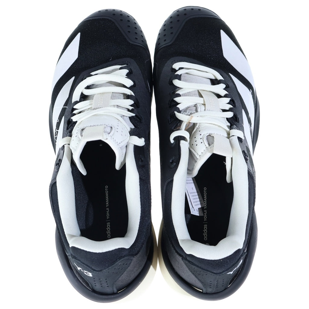 Y-3(ワイスリー) ADIZERO CYBERSONIC 2 TENNIS アディゼロ サイバーソニック ツー テニス ローカットスニーカー ブラック US10/28cm JR4348