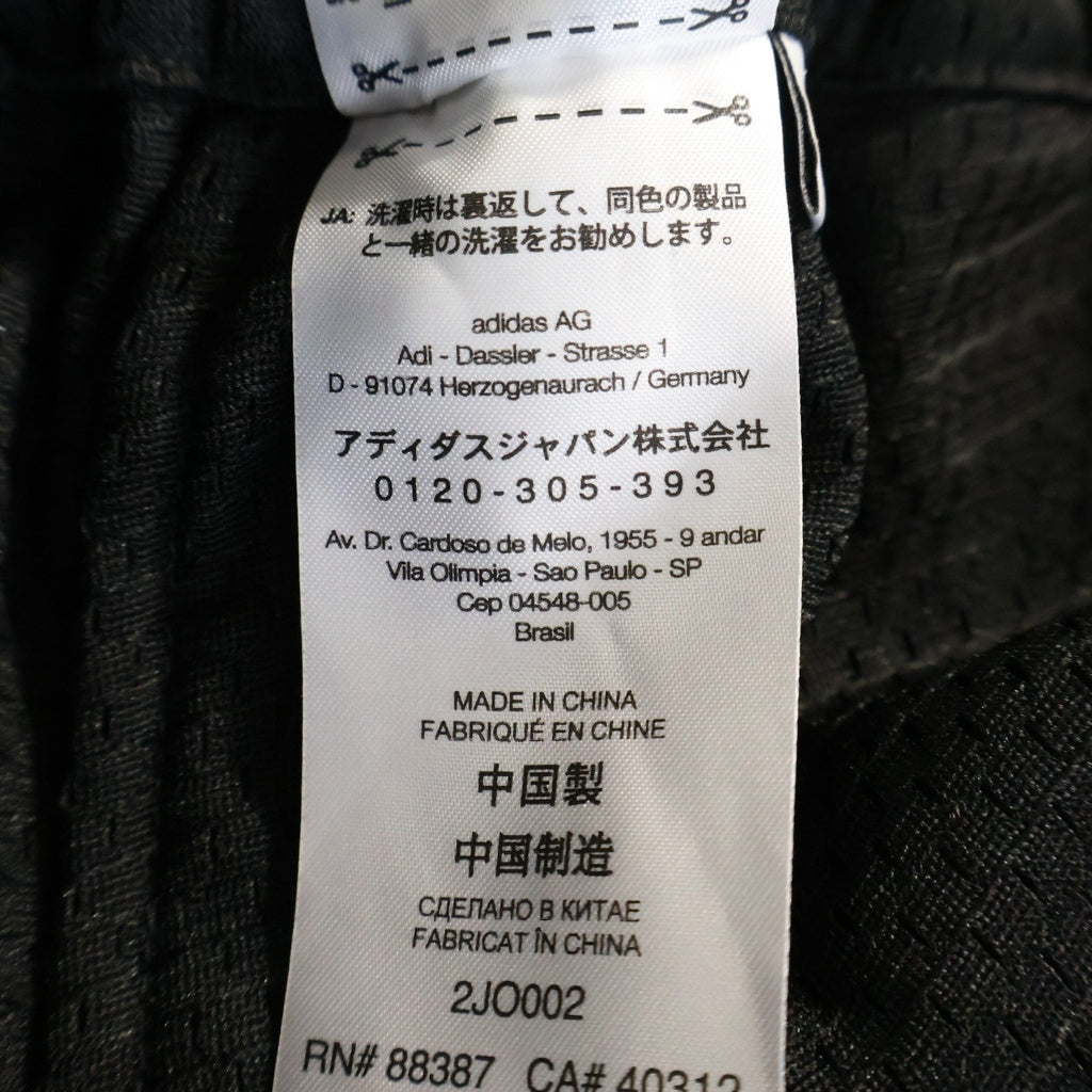 Y-3(ワイスリー) US MESH SHORTS ロゴデザイン ドローストリング メッシュ ショートパンツ ブラック KF1083
