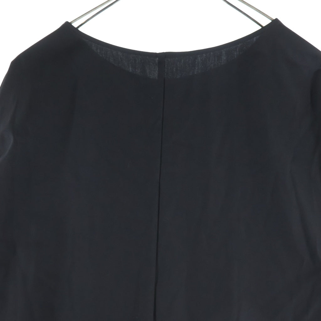 Y-3(ワイスリー) Ry WRINKLED LAWN BIG SILHOUETTE DRESS レーヨン リンクルド ローン ビッグ シルエット ドレス レディース ブラック FP-D63-003