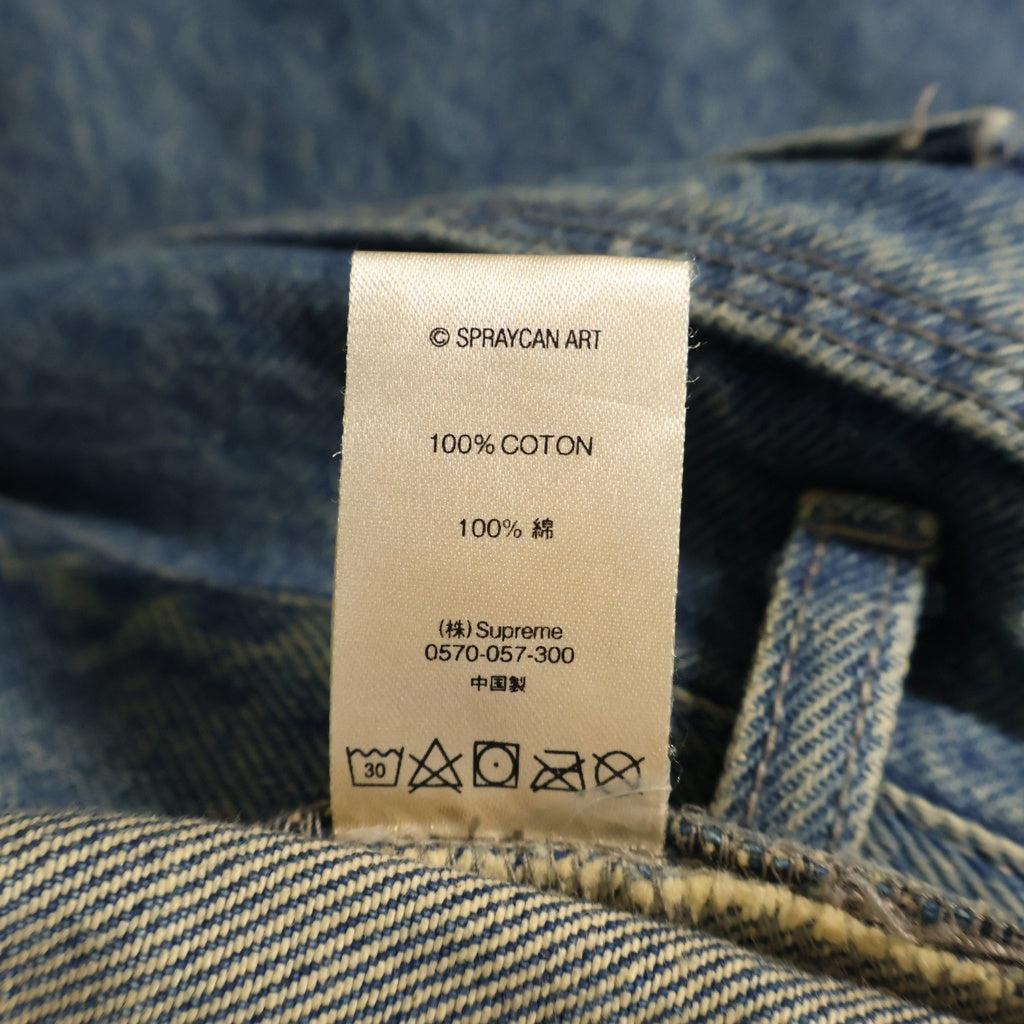 SUPREME(シュプリーム) 25SS Hand Style denim Painter Shorts ハンドスタイル ペインター デニム ショートパンツ インディゴ