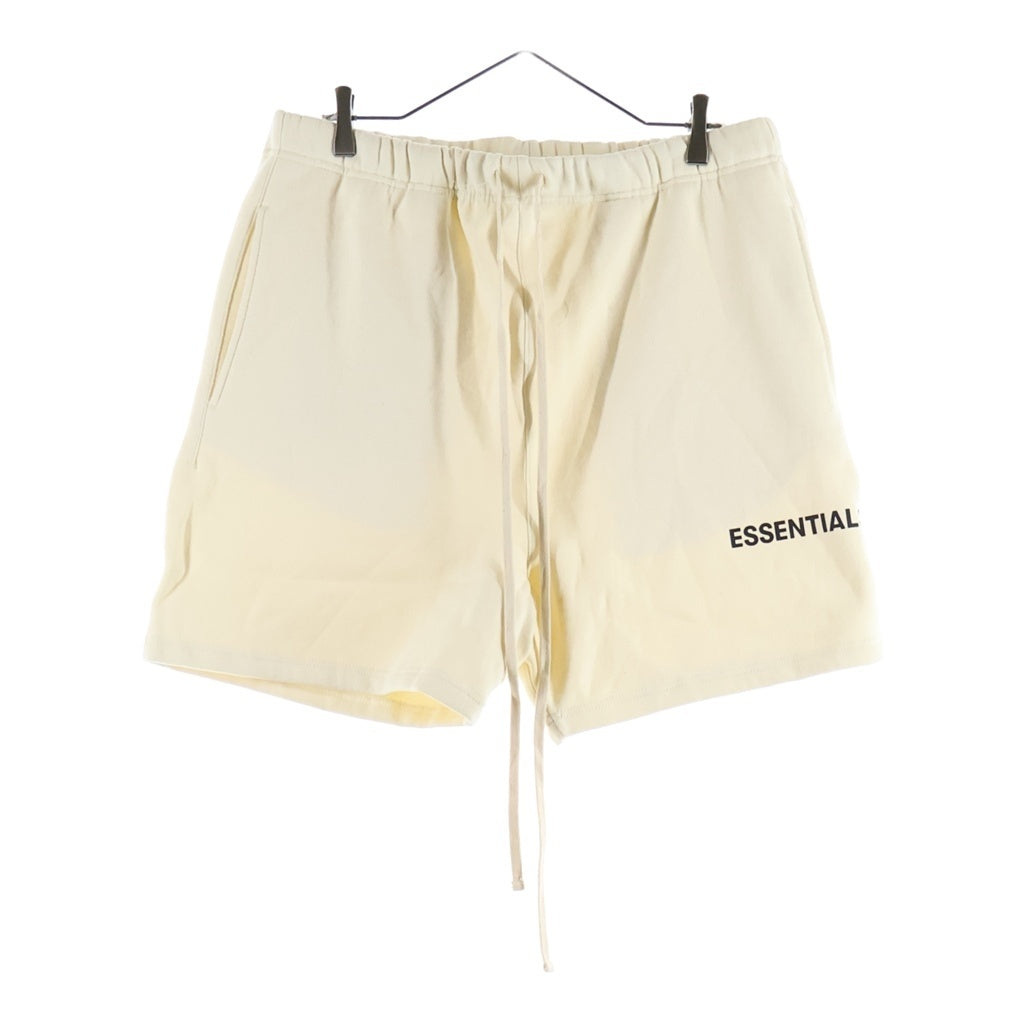 FEAR OF GOD ESSENTIALS(フィアオブゴッド エッセンシャルズ) ロゴデザイン ドローストリング スウェット ショートパンツ イエロー