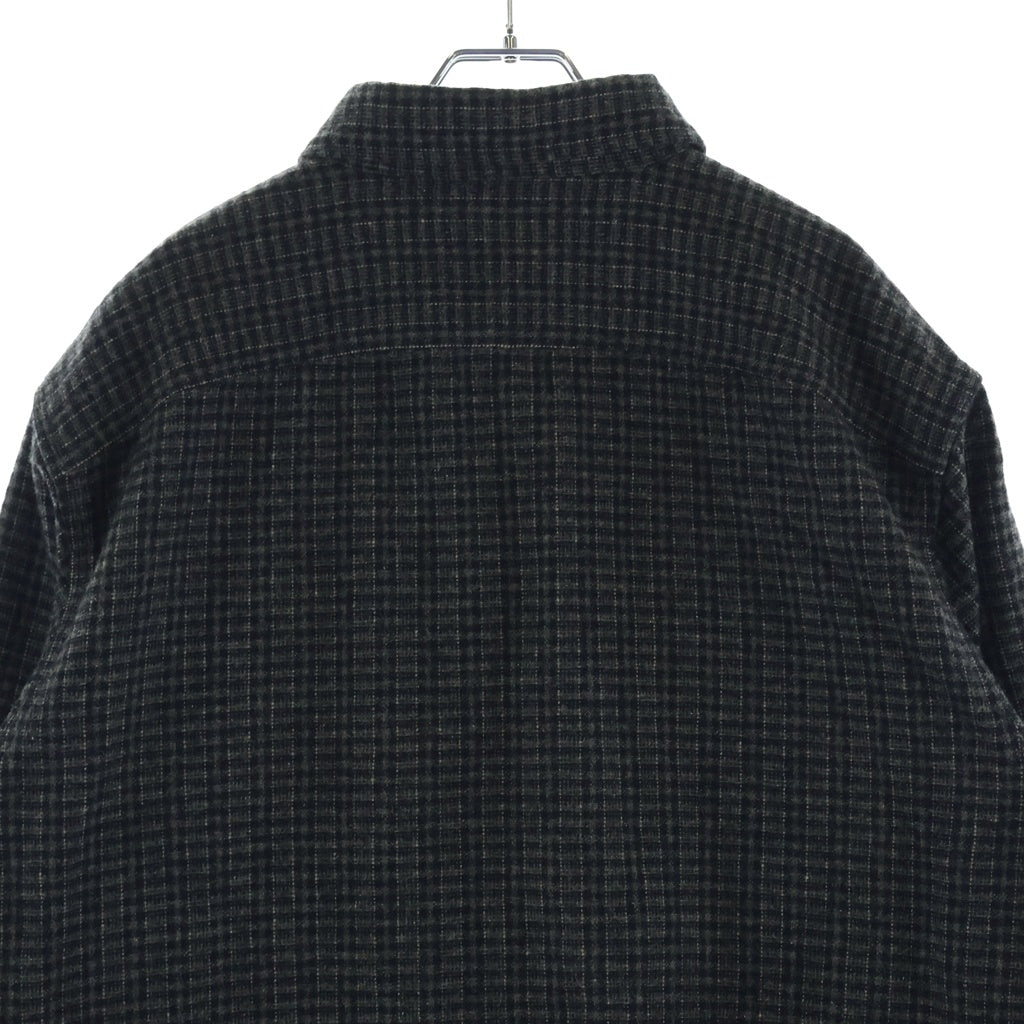 RRL(ダブルアールエル) 胸ポケットデザイン ツイード 長袖シャツ ブラウン