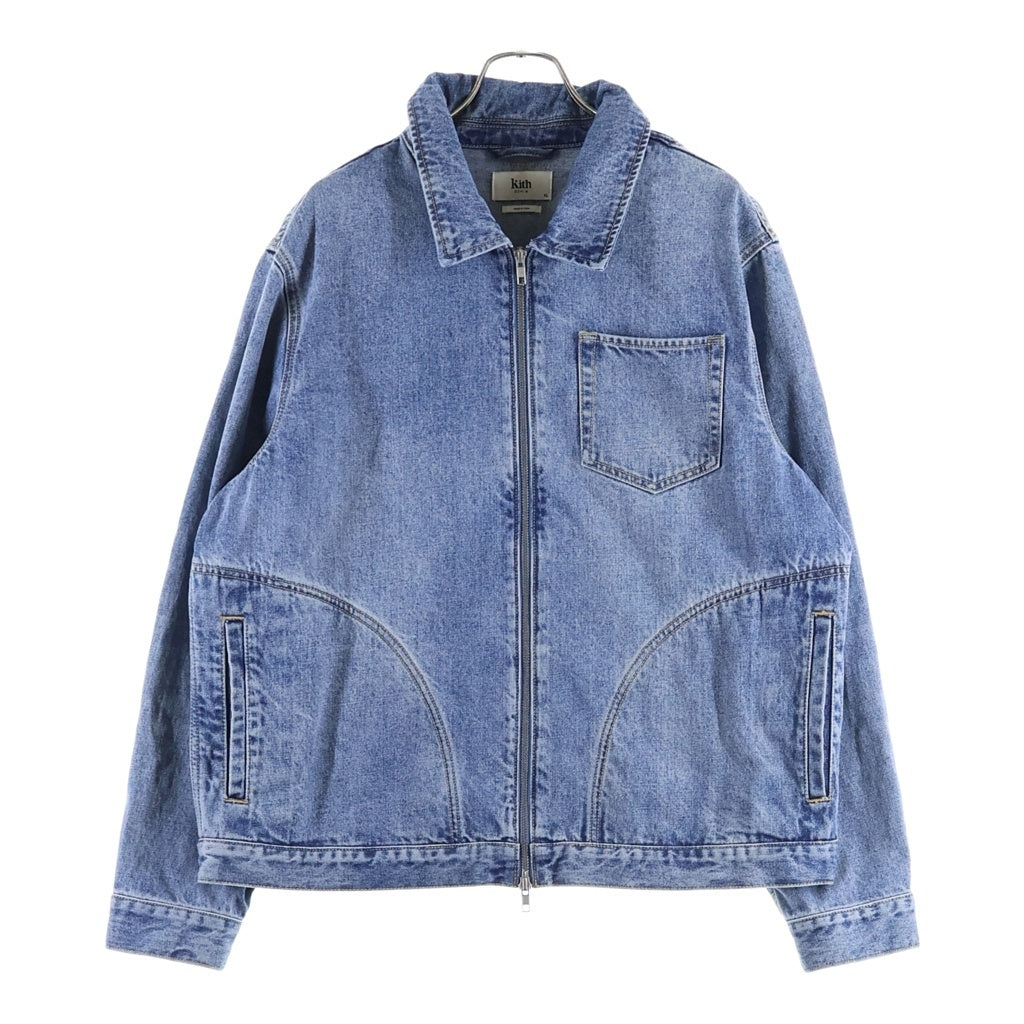KITH(キス) LAIGHT 2.0 DENIM JACKET ライト ジップアップ デニムジャケット インディゴ KHM010089