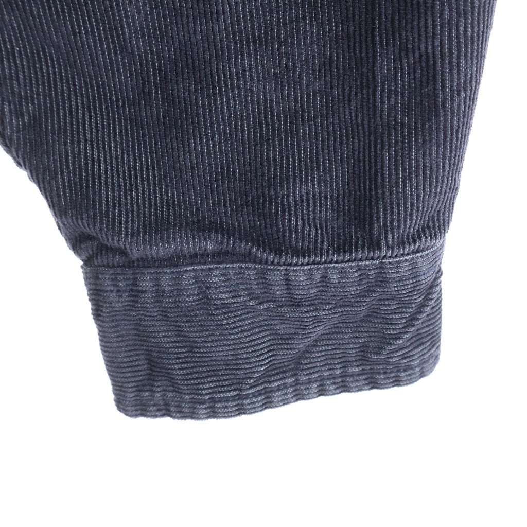 SUPREME(シュプリーム) 25SS Washed Corduroy Long Sleeve Shirt ウオッシュド コーデュロイ デニムジャケット ブラック