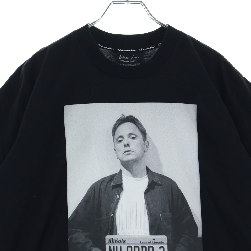 NUMBER (N)INE(ナンバーナイン) NEW ORDER ニューオーダー フォトグラフィックデザイン クルーネック カットソー 半袖Tシャツ ブラック