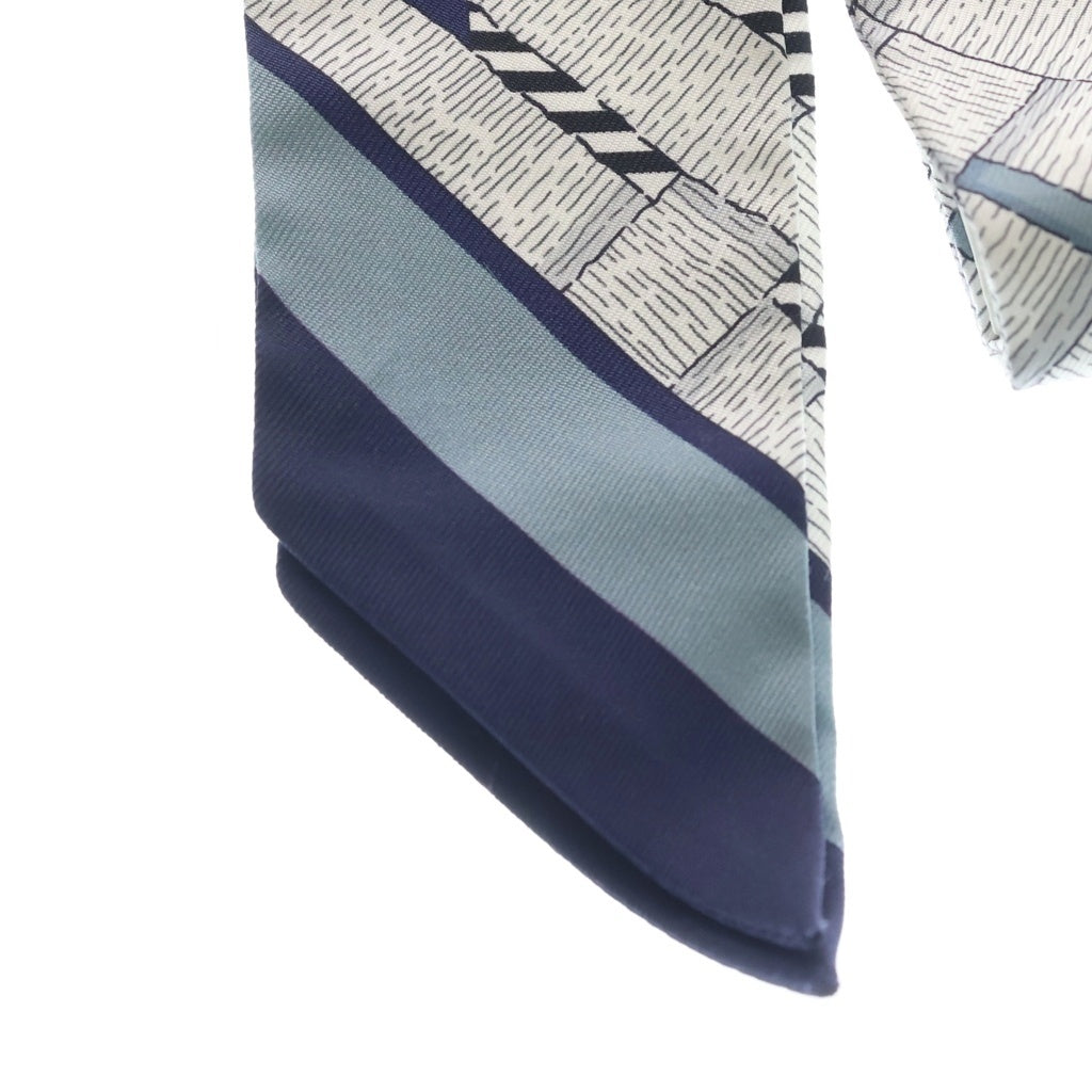 HERMES(エルメス) MORS A JOUETS CHEMISE シルクツイル ツイリー ネイビー