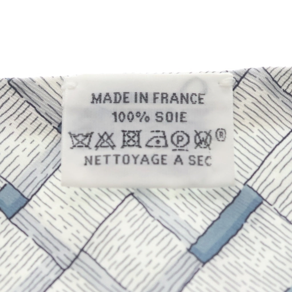 HERMES(エルメス) MORS A JOUETS CHEMISE シルクツイル ツイリー ネイビー