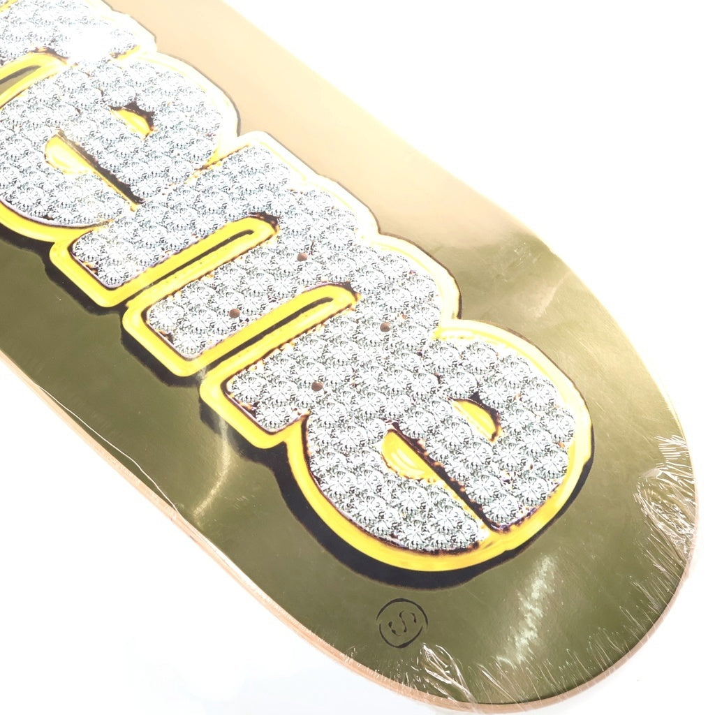 SUPREME(シュプリーム) 22SS Bling Box Logo Skateboard ブリン ボックスロゴデザイン スケートボード ゴールド