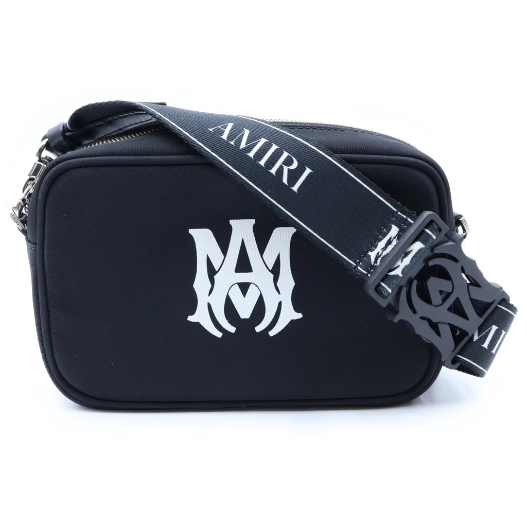 AMIRI(アミリ) MA CAMERA BAG CASE ロゴデザイン カメラバッグ ショルダーバッグ ブラック レディース