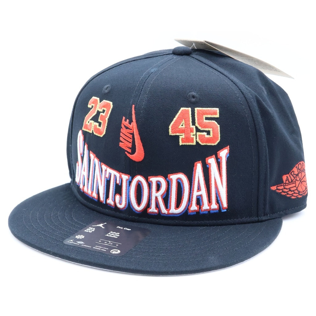 NIKE(ナイキ) ×SAINT MICHAEL JORDAN PRO S FB STM CAP セントマイケル ジョーダン プロ ベースボールキャップ 帽子 ブラック