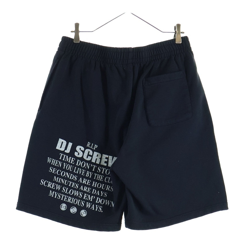 SUPREME(シュプリーム) 26AW ×DJ SCREW Sweat Shorts ディージェー スクリュー プリントデザイン スウェット ハーフパンツ ブラック