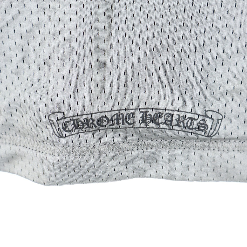 CHROME HEARTS(クロムハーツ) MESH WARM UP JERSEY リバーシブルCHロゴプリントメッシュタンクトップ ブラック