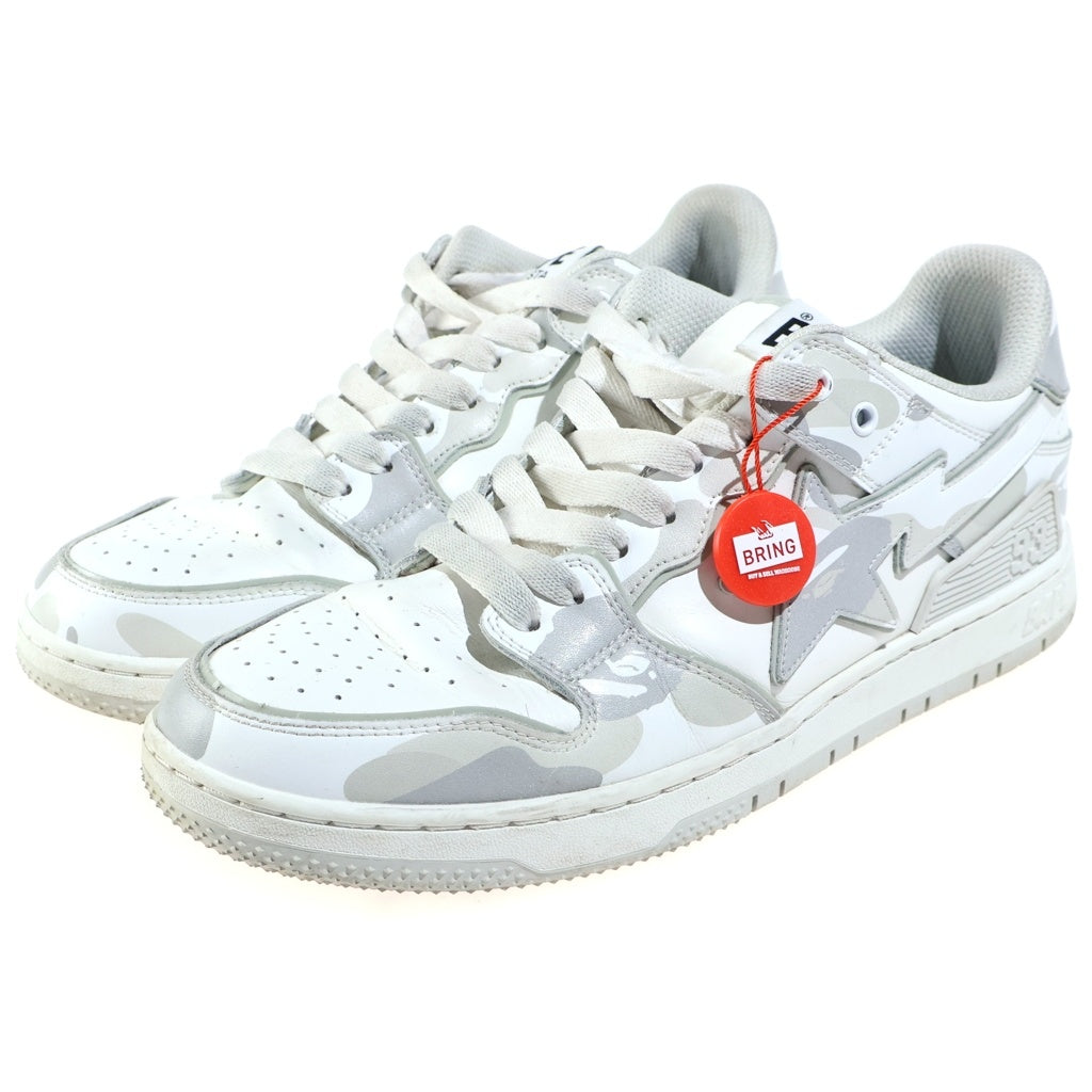 A BATHING APE(アベイシングエイプ) BAPE SK8 STA #2 ローカットスニーカー ホワイト US12/30cm OZXSHMX30391P