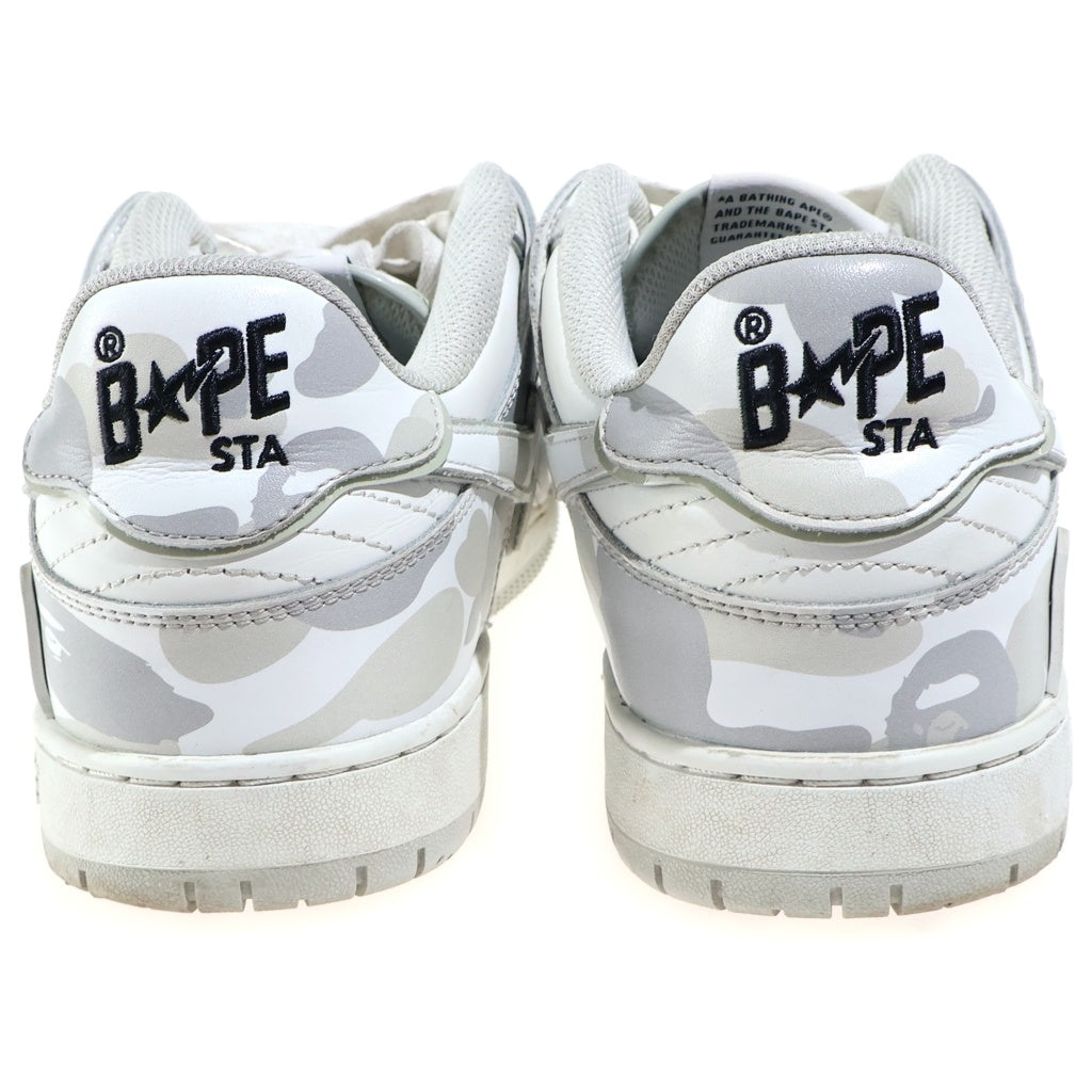 A BATHING APE(アベイシングエイプ) BAPE SK8 STA #2 ローカットスニーカー ホワイト US12/30cm OZXSHMX30391P
