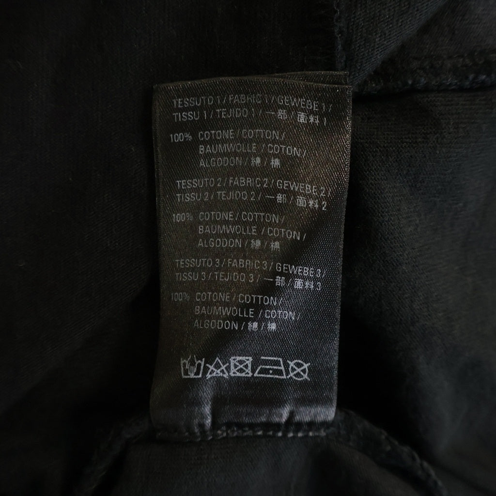 BALENCIAGA(バレンシアガ) 青山限定 再構築長袖Tシャツ カットソー ブラック 661604