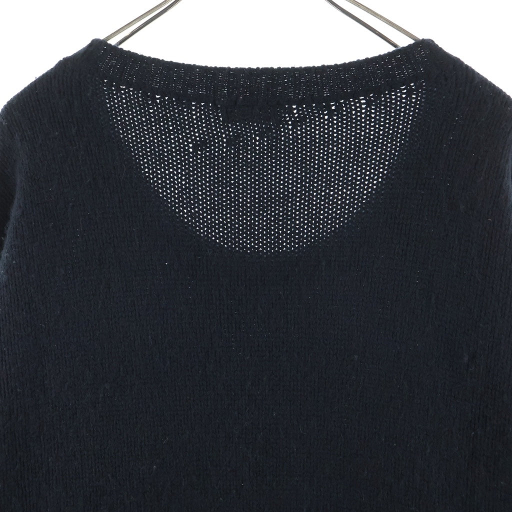 CELINE(セリーヌ) THE DANCING KID Loose Crew Neck Knit ザ ダンシングキット カシミヤニット セーター ブラック 2A04L714M