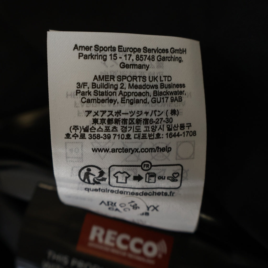 ARC'TERYX(アークテリクス) Beta Jacket ベータ ナイロンジャケット ブラック X000010004