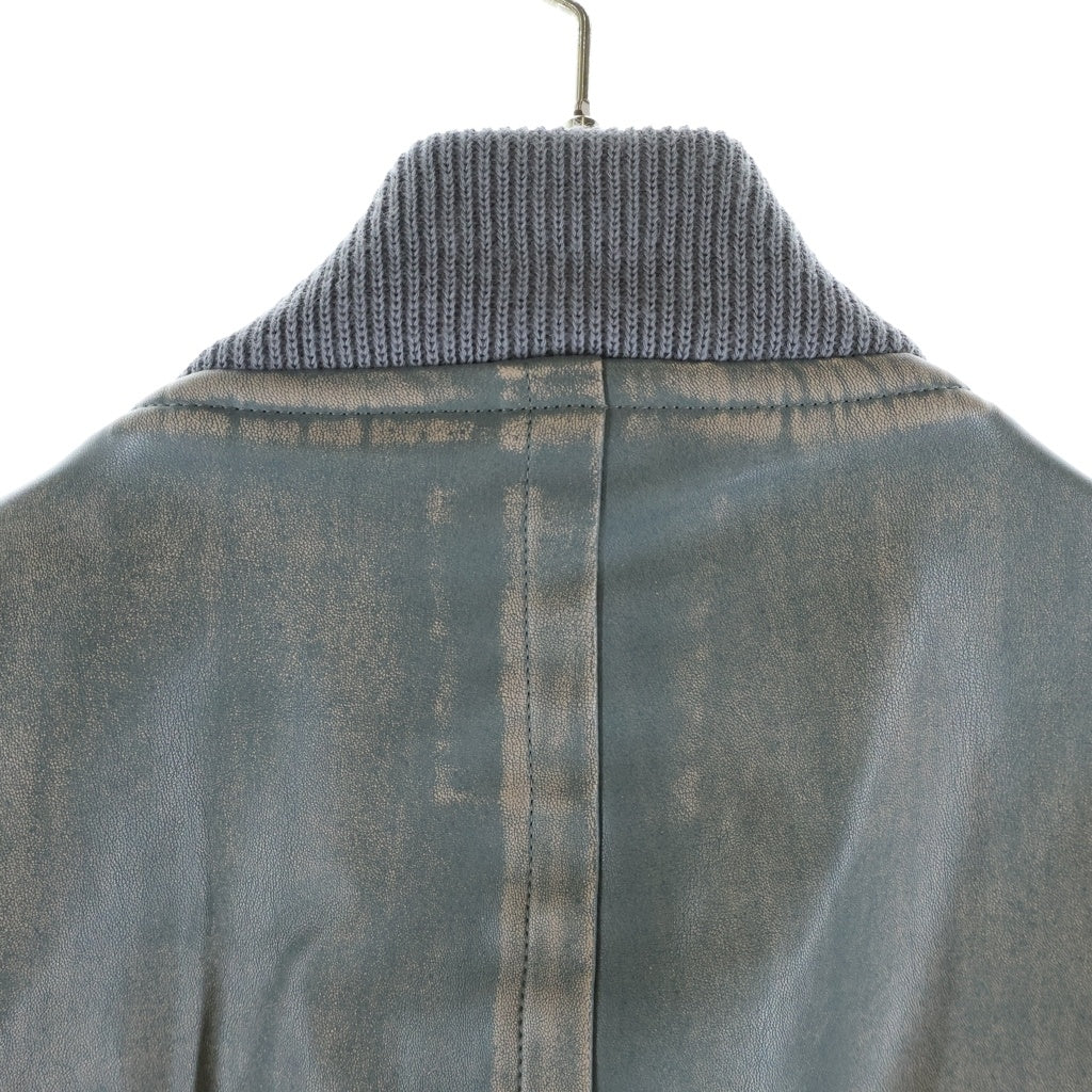 MIHARA YASUHIRO(ミハラヤスヒロ) Amateur Sewn Like Big Zip Jacket アマチュア ソウン ライク ビッグ ジップ ジャケット グレー A14BL071