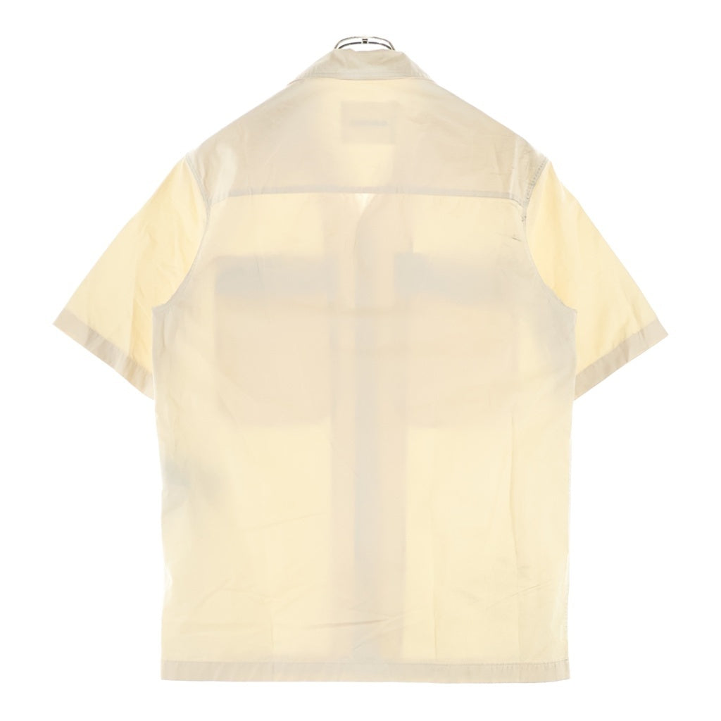 JIL SANDER(ジルサンダー) 24SS ポケット ポプリン半袖シャツ ベージュ J22DL0194